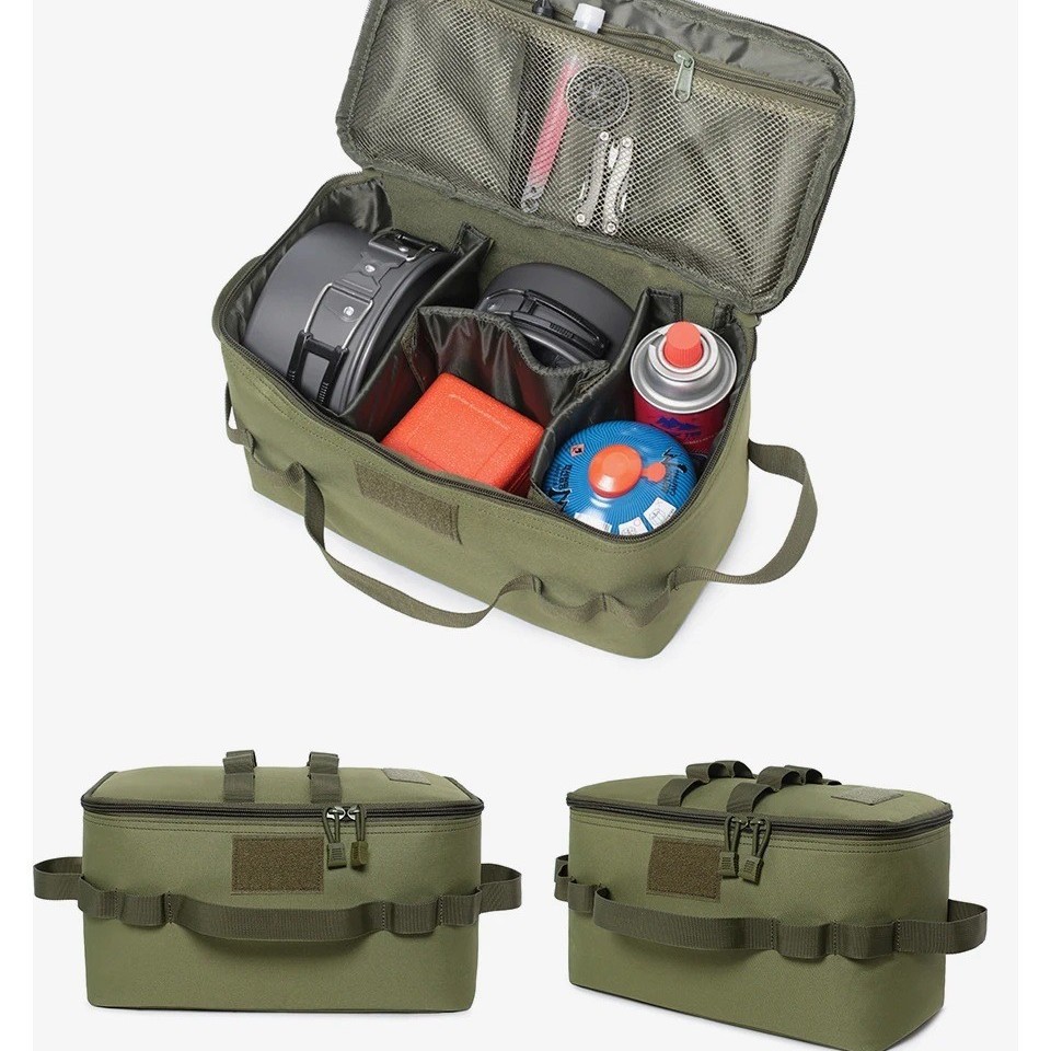 Camping Cooking Rack - Kamp Gaz Tankı Saklama Çantası Açık