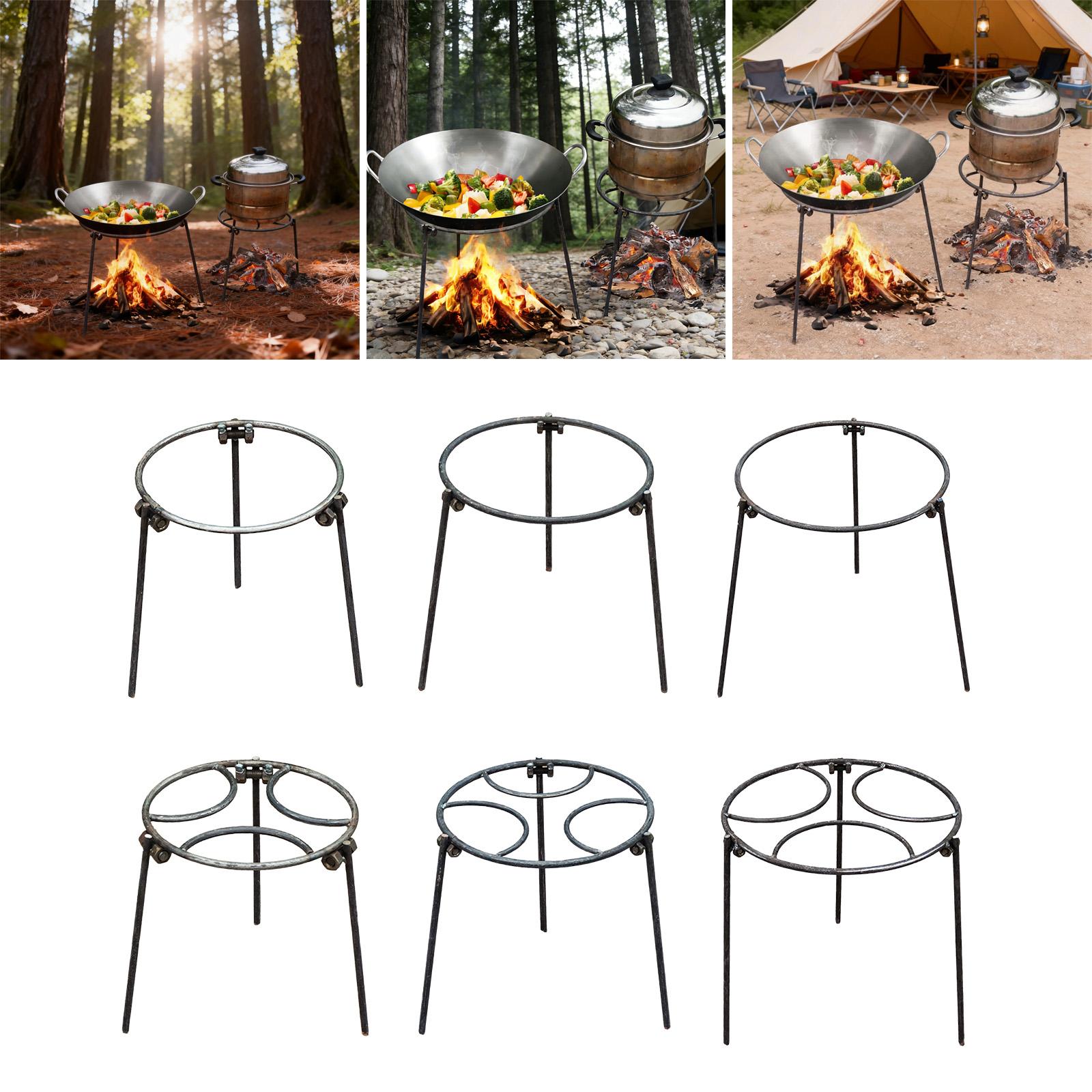 Camping Cooking Wok - Kamp Ateşi Tripod'u, Hollanda Fırını Çok