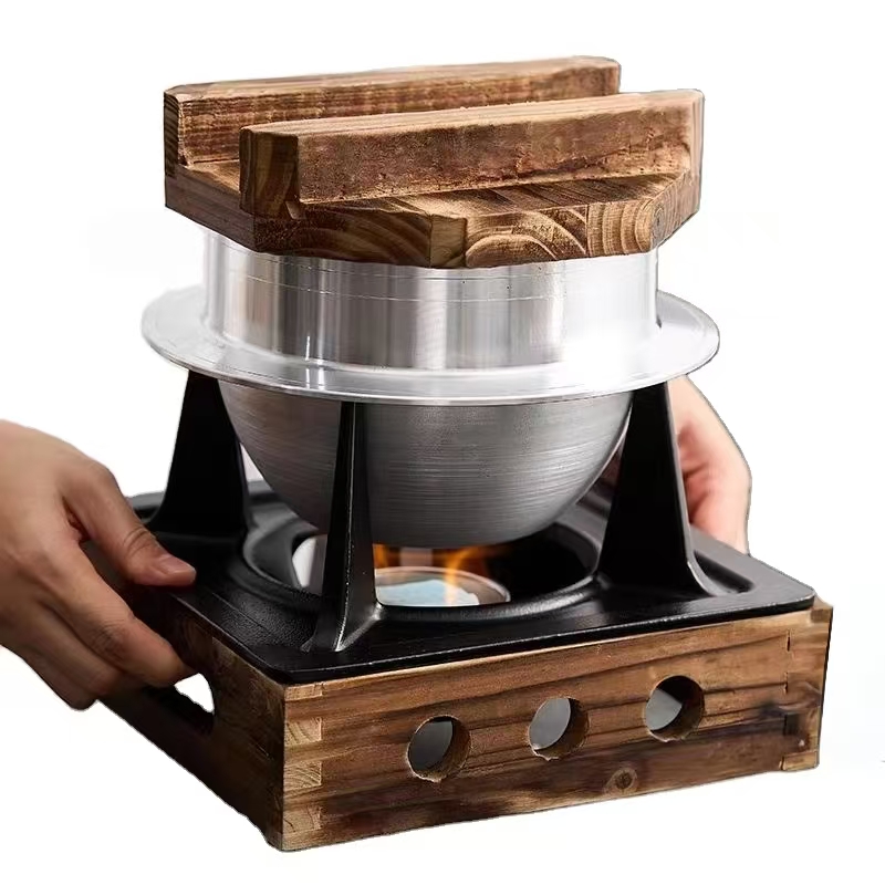 Japanese Camping Cooking - Japon Tarzı Oolong Tenceresi Alkol Ocaklı