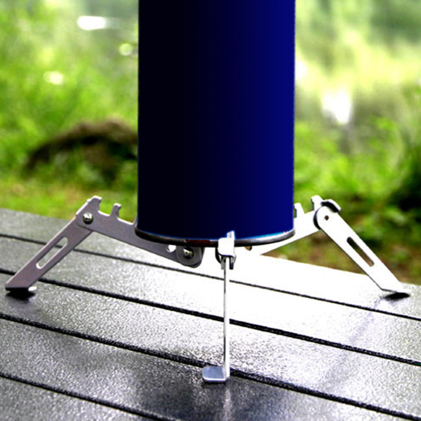Camping Cooking Gas Canister - Taşınabilir Kamp Tencere Rafı Tripod Açık