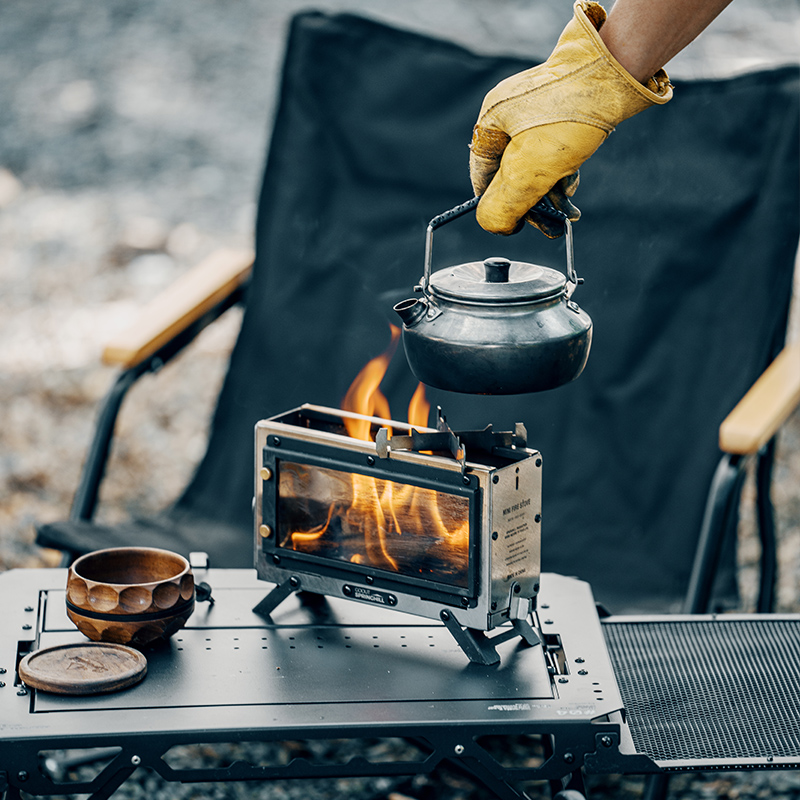 Camping Cooking Device - Goout Springhill Odun Sobası Taşınabilir Yakacak
