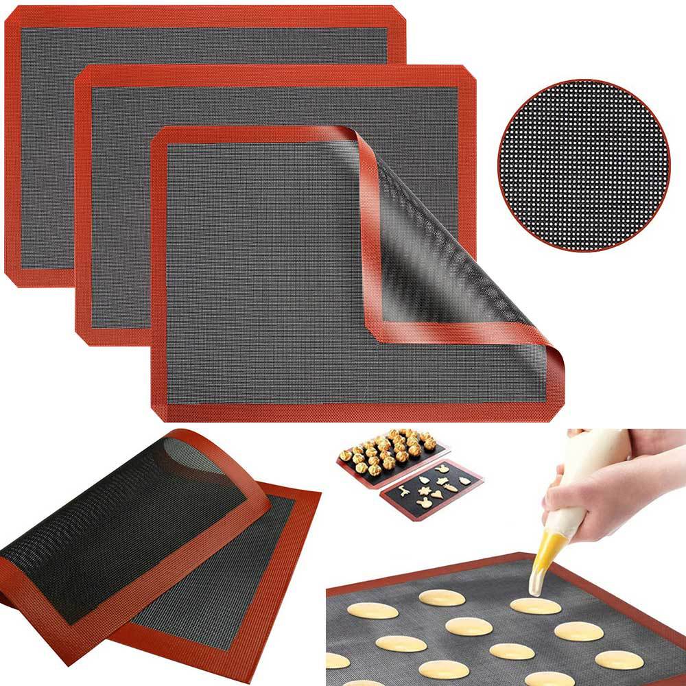 Camping Cooking Mat - 1 adet yeniden kullanılabilir silikon pişirme