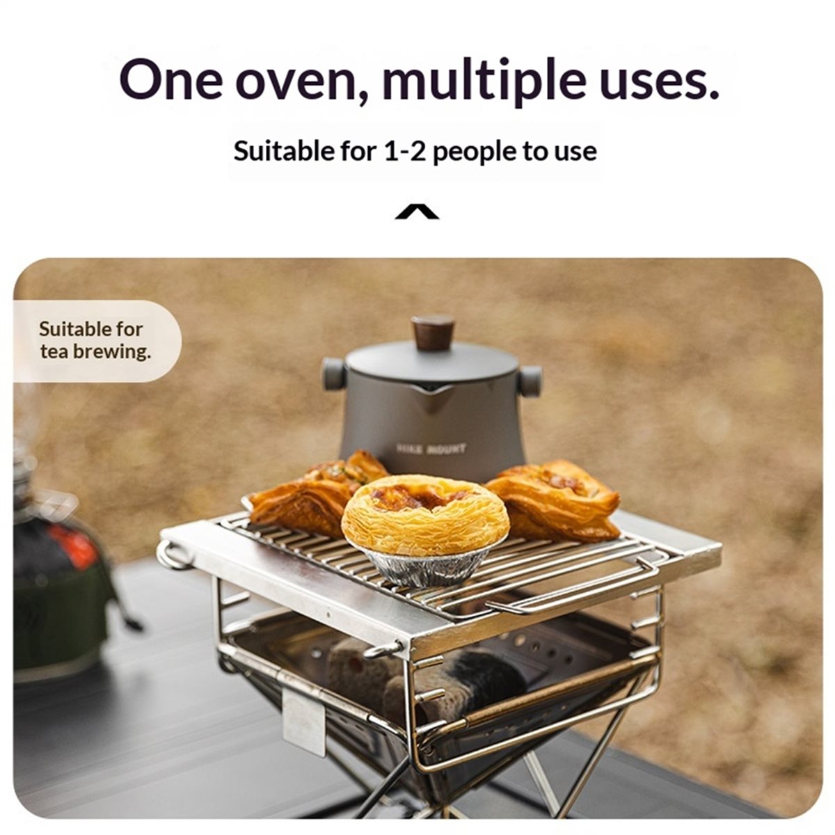 Camp Grill Portable Folding - M10K Açık Hava Kamp Katlanır Izgara