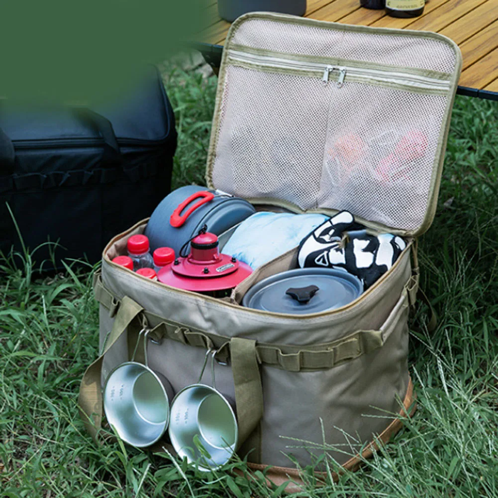 Camping Cooking Kit Box - Açık kamp saklama çantası piknik çeşitli