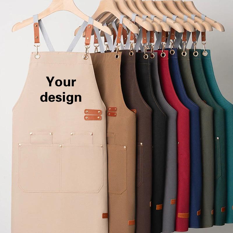 Camping Cooking Apron - Su geçirmez Kanvas Önlük Özel Logo