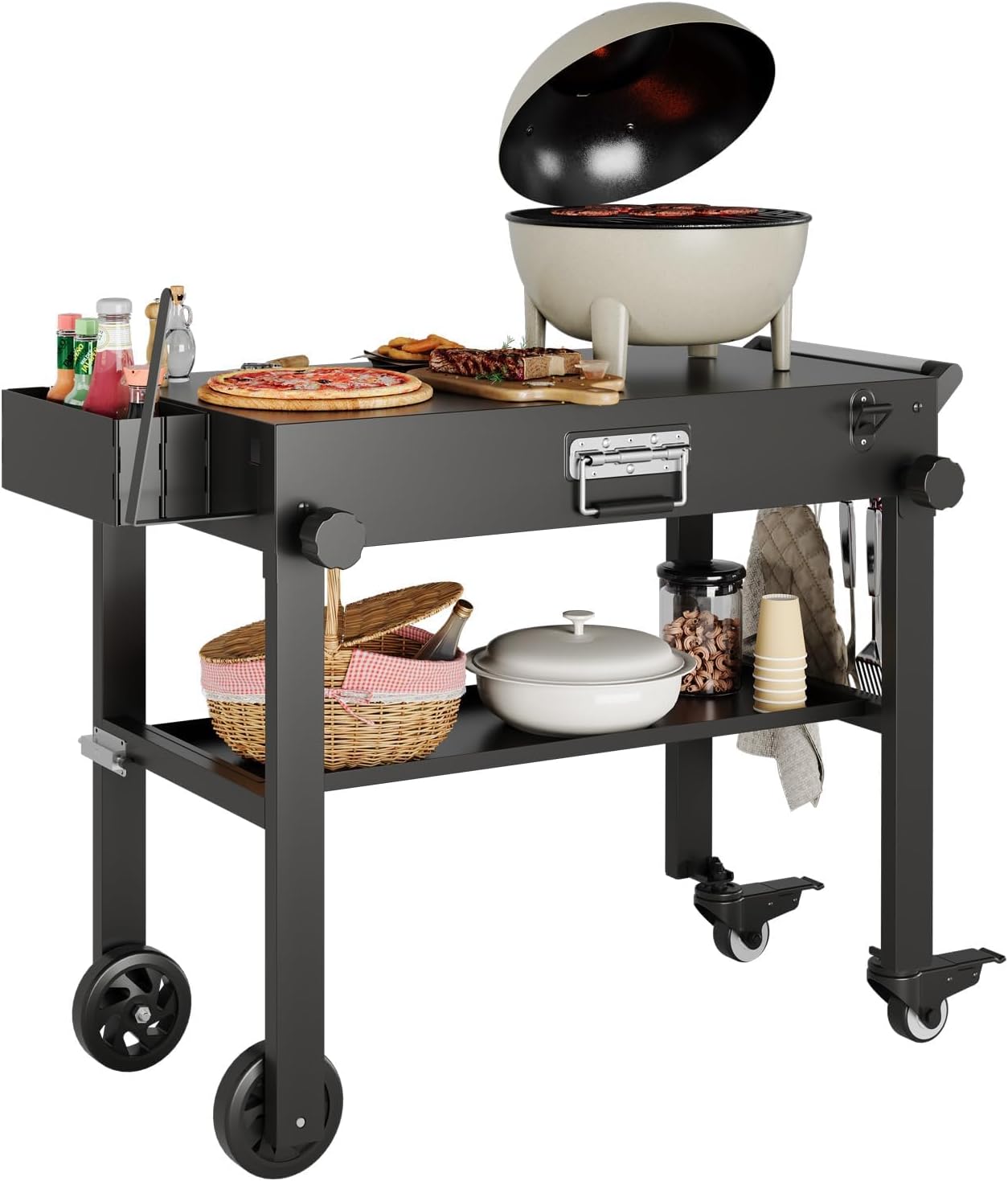 Camp Grill Portable Folding - Tacleekii Taşınabilir Izgara Arabası, Blackstone Izgaralar