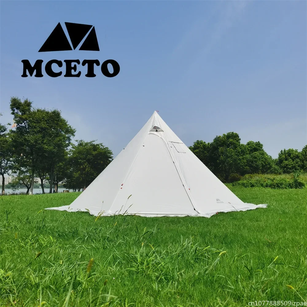 Camping Cooking Snow - Kar Eteği ile Sıcak Piramit Çadır,