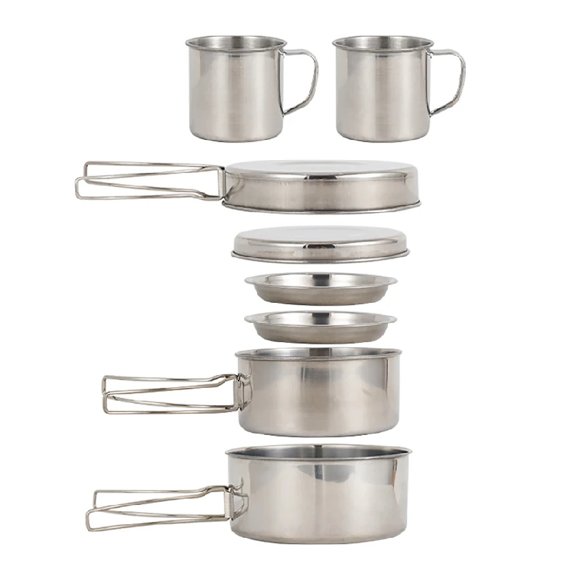8 adet/takım kamp tencere seti - Camping Cooking Wok incelemesi ve fiyatı