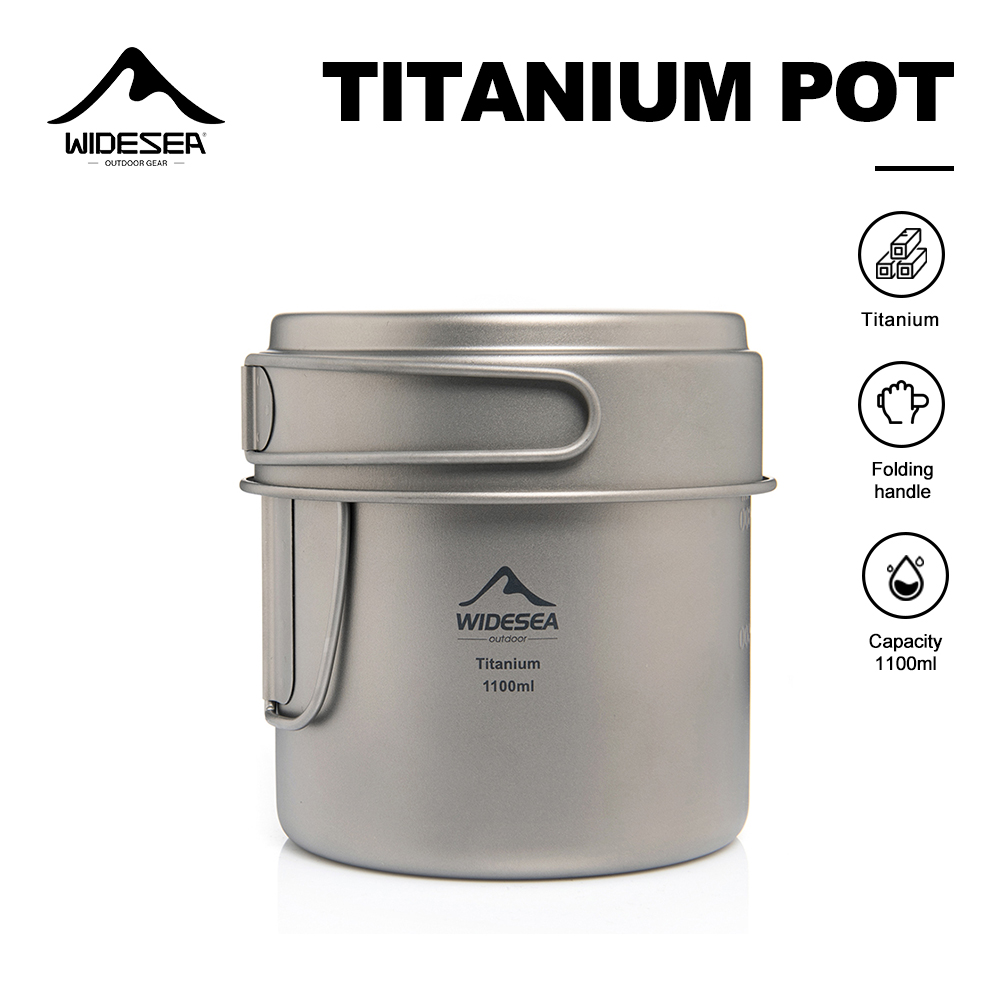 Widesea Ultralight Titanyum Ka - Camping Cooking Pan Set incelemesi ve fiyatı