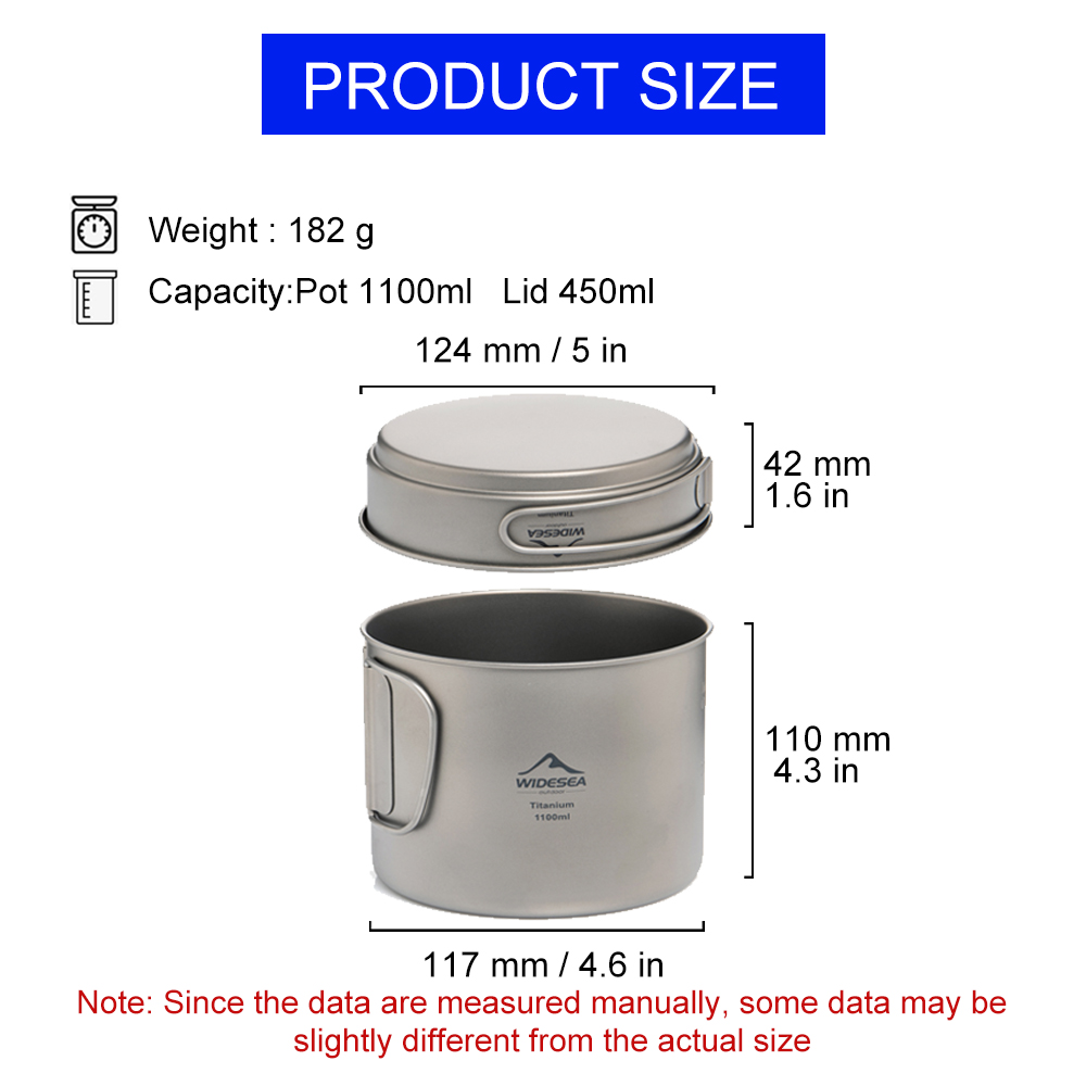 Widesea Ultralight Titanyum Ka - Camping Cooking Pan Set incelemesi ve fiyatı