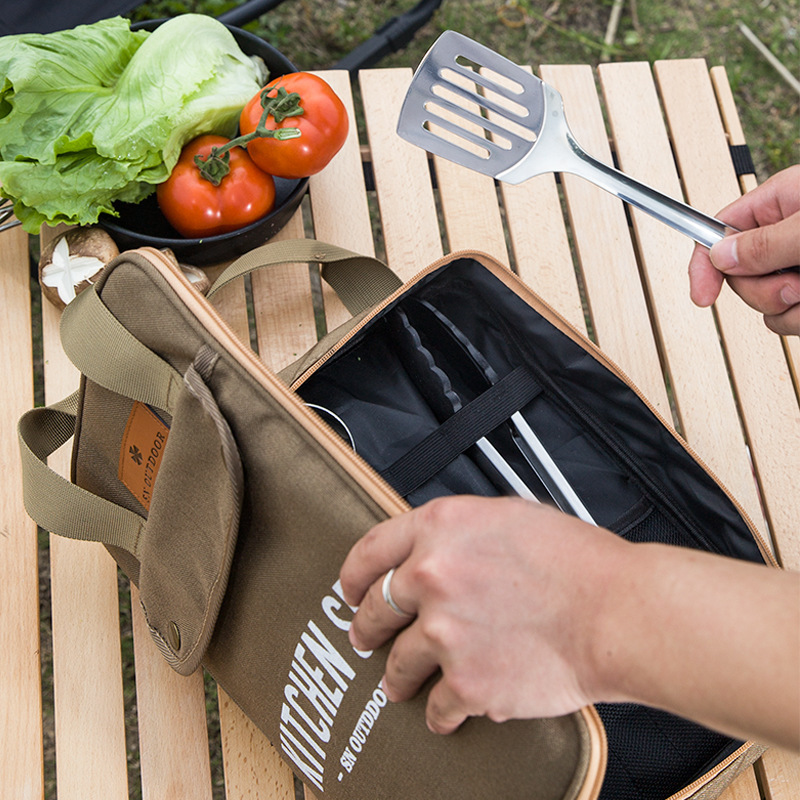8 adet Kamp Mutfak Tencere Set - Camping Cooking Rack incelemesi ve fiyatı