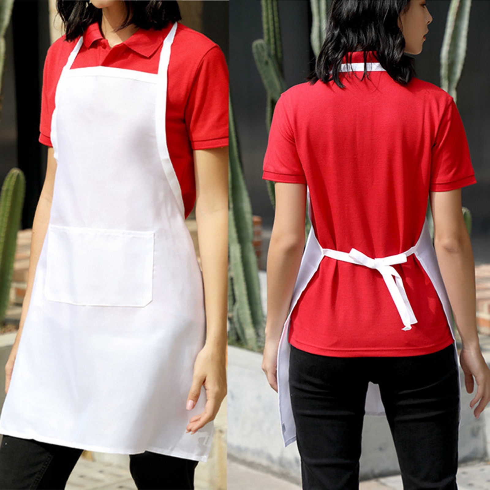 1/3 adet beyaz mutfak önlükler - Camping Cooking Apron incelemesi ve fiyatı
