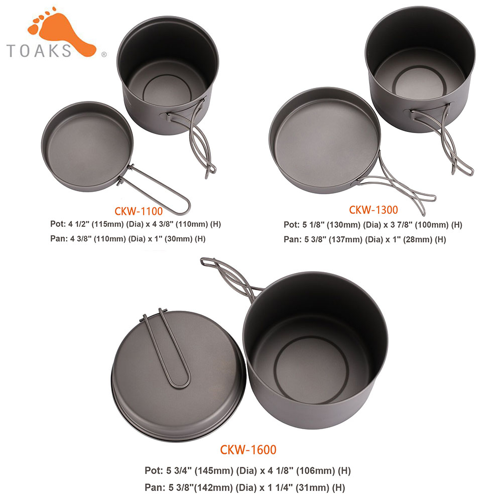 TOAKS TENCERE SETİ Ultralight  - Camping Cooking Wok incelemesi ve fiyatı