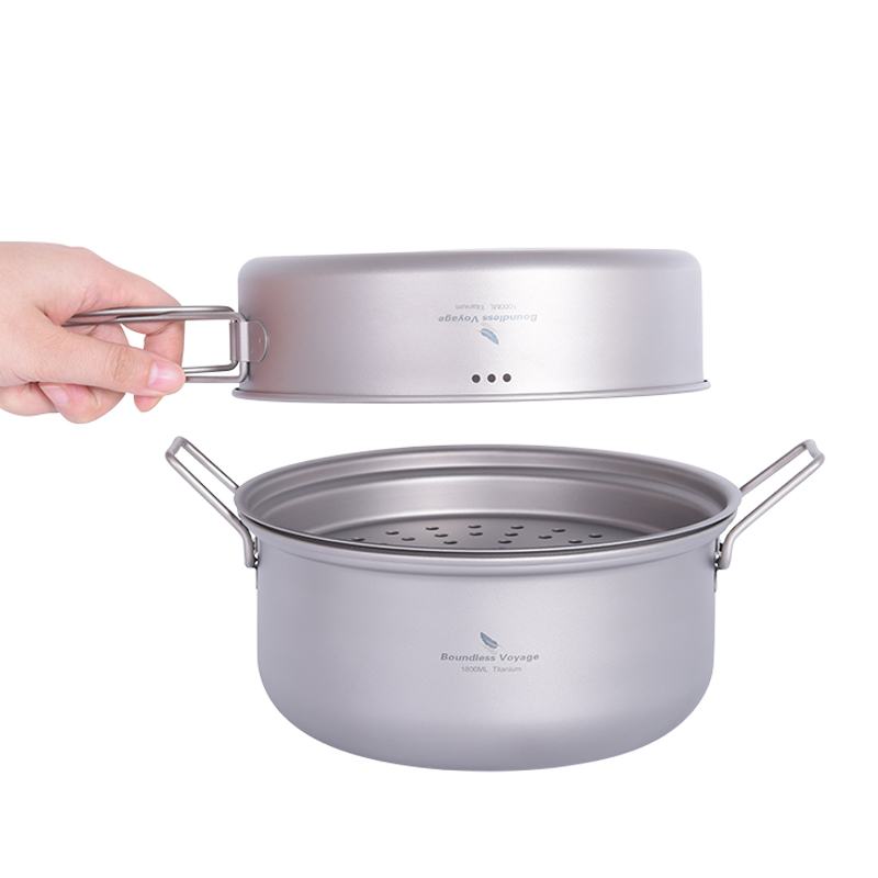Sınırsız Yolculuk Titanyum Buh - Camping Cooking Pan Set incelemesi ve fiyatı