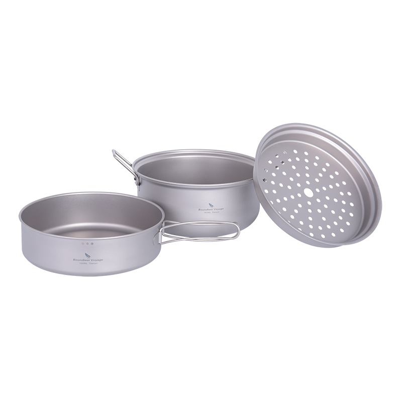 Sınırsız Yolculuk Titanyum Buh - Camping Cooking Pan Set incelemesi ve fiyatı