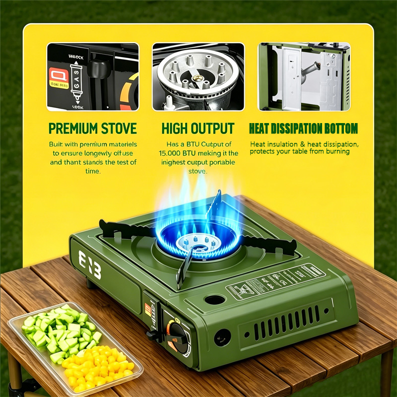 Taşınabilir Bütan Ocak, Taşıma - Camping Cooking Kit Box incelemesi ve fiyatı