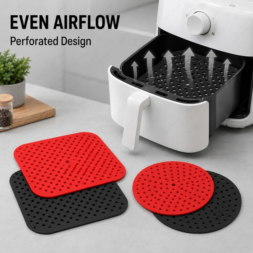 Yapışmaz Silikon Air Fryer Mat - Camping Cooking Mat incelemesi ve fiyatı