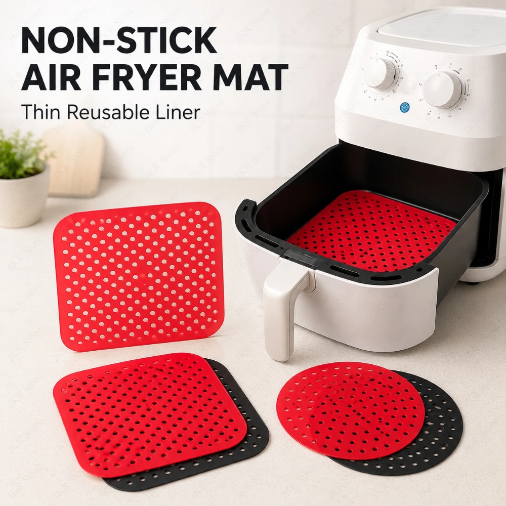 Yapışmaz Silikon Air Fryer Mat - Camping Cooking Mat incelemesi ve fiyatı