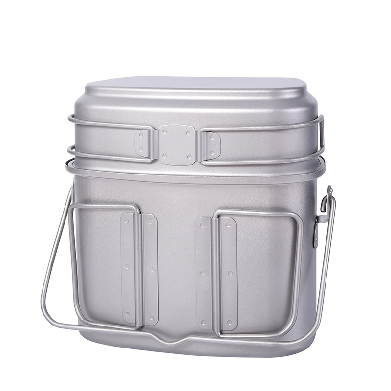 1.5L açık askeri kantin kamp y - Camping Cooking Kit Box incelemesi ve fiyatı