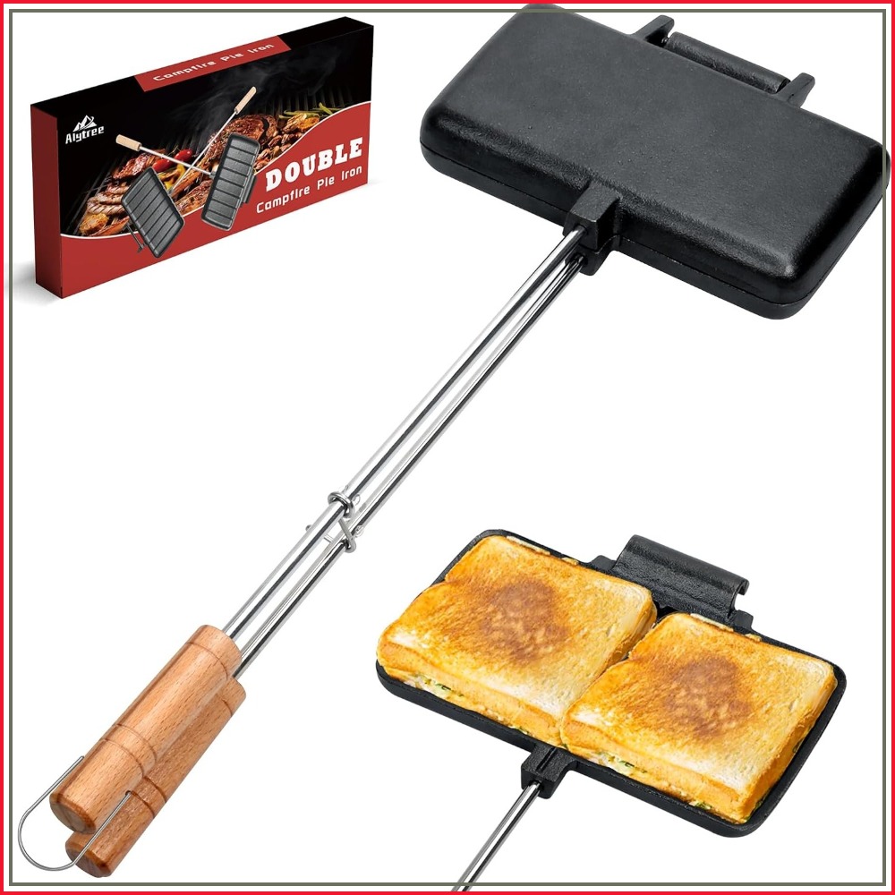 Kamp İçin Çift Tava Demirleri, - Camping Cooking Cast Iron incelemesi ve fiyatı