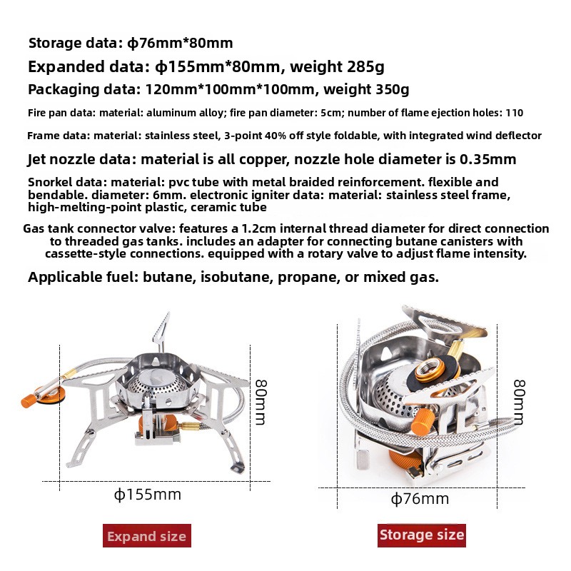 Ayrılabilir brülörlü, rüzgar g - Camping Cooking Gas Canister incelemesi ve fiyatı
