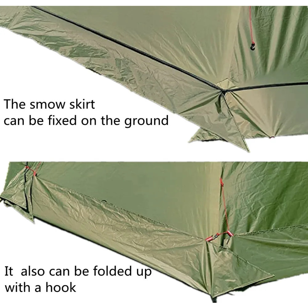 Yeni piramit çadır kar etek Ul - Camping Cooking Snow incelemesi ve fiyatı