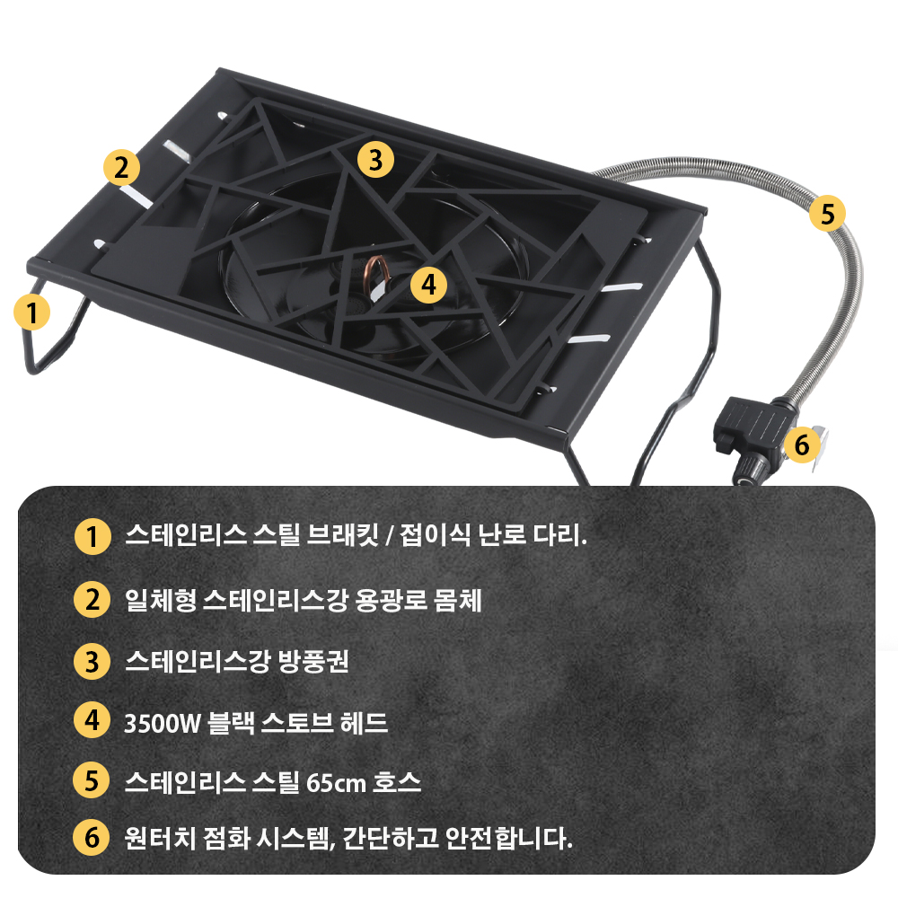 Pandatour Kamp IGT Soba 6500W  - Camping Cooking Fuel incelemesi ve fiyatı