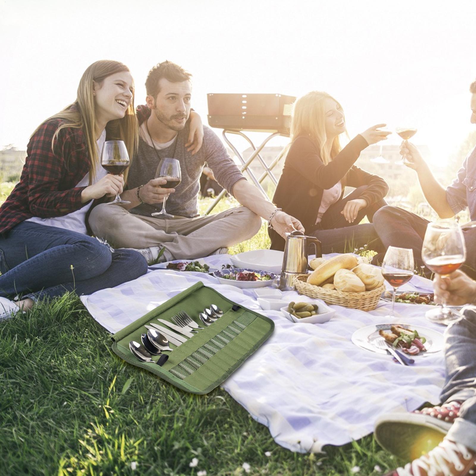 Mutfak saklama çantası kamp ça - Camping Cooking Utensil Roll incelemesi ve fiyatı