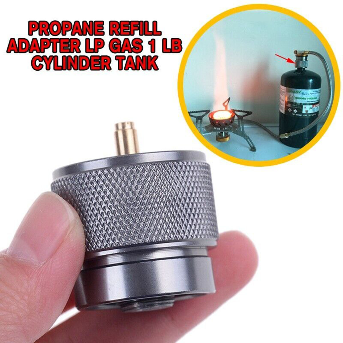 1/2 adet gaz sobası dolum adap - Camping Cooking Gas Canister incelemesi ve fiyatı