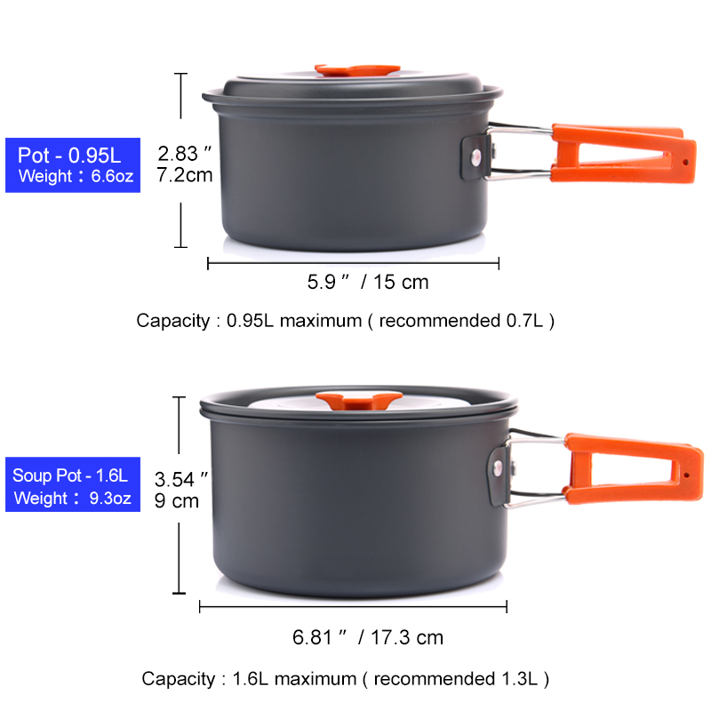 Widesea kamp açık TENCERE SETİ - Camping Cooking Pan Set incelemesi ve fiyatı