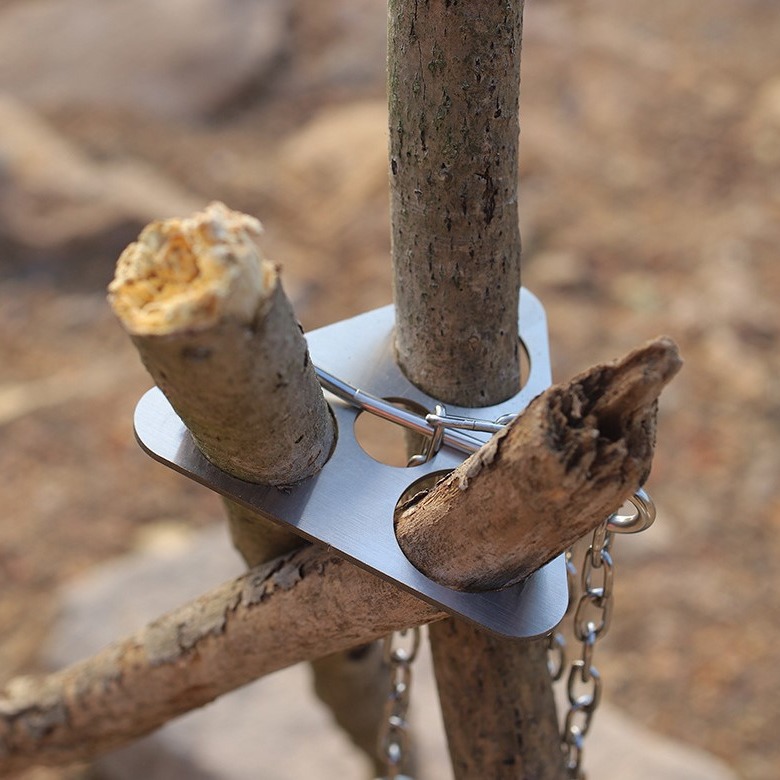 Paslanmaz Çelik Kamp Tripod'u  - Camping Cooking Rack incelemesi ve fiyatı