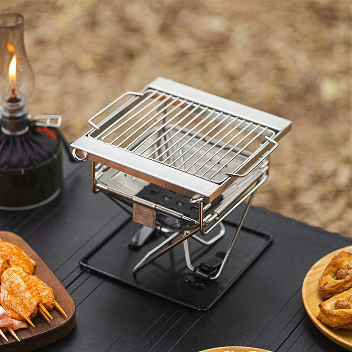 M10K Açık Hava Kamp Katlanır I - Camp Grill Portable Folding incelemesi ve fiyatı