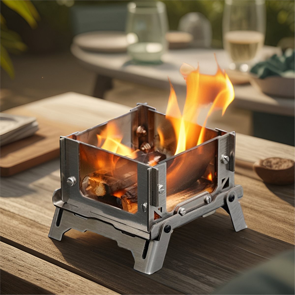 M10K Açık Hava Kamp Isıtıcısı  - Camp Grill Portable Folding incelemesi ve fiyatı