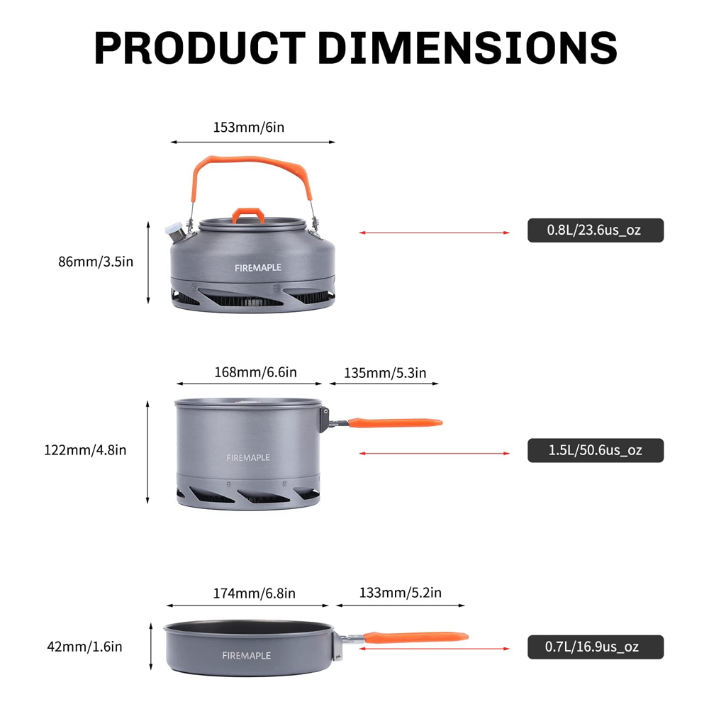Fire Maple Kamp Tencere Yürüyü - Camping Cooking Pan Set incelemesi ve fiyatı