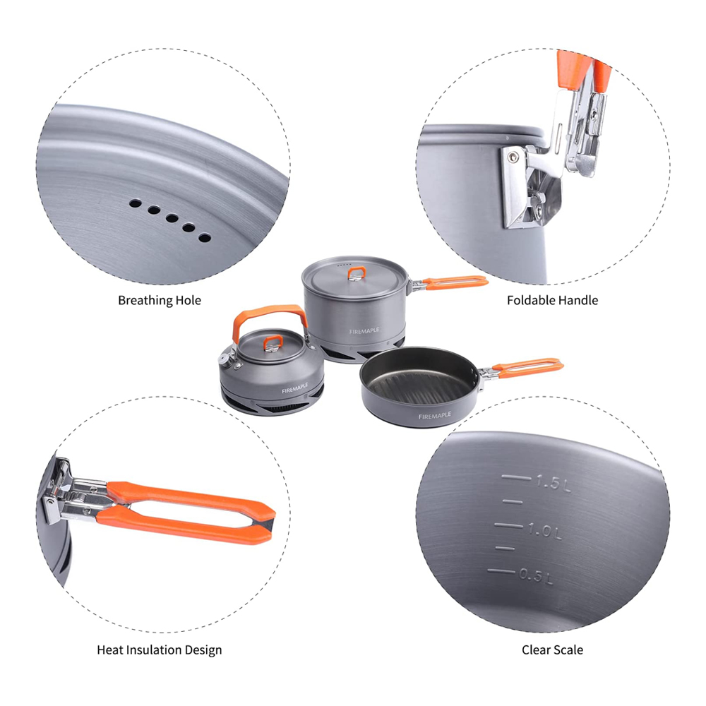 Fire Maple Kamp Tencere Yürüyü - Camping Cooking Pan Set incelemesi ve fiyatı