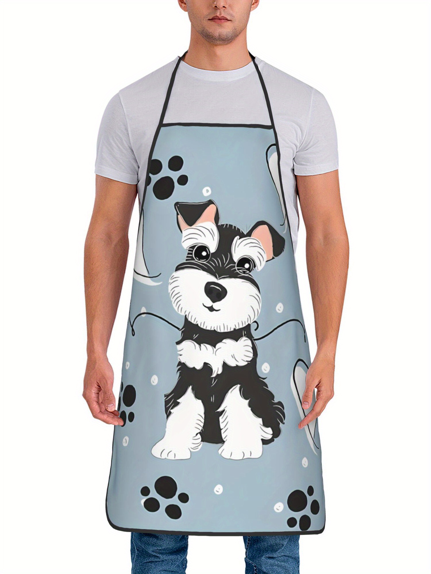 Aşk Siyah Beyaz Minyatür Schna - Camping Cooking Apron incelemesi ve fiyatı