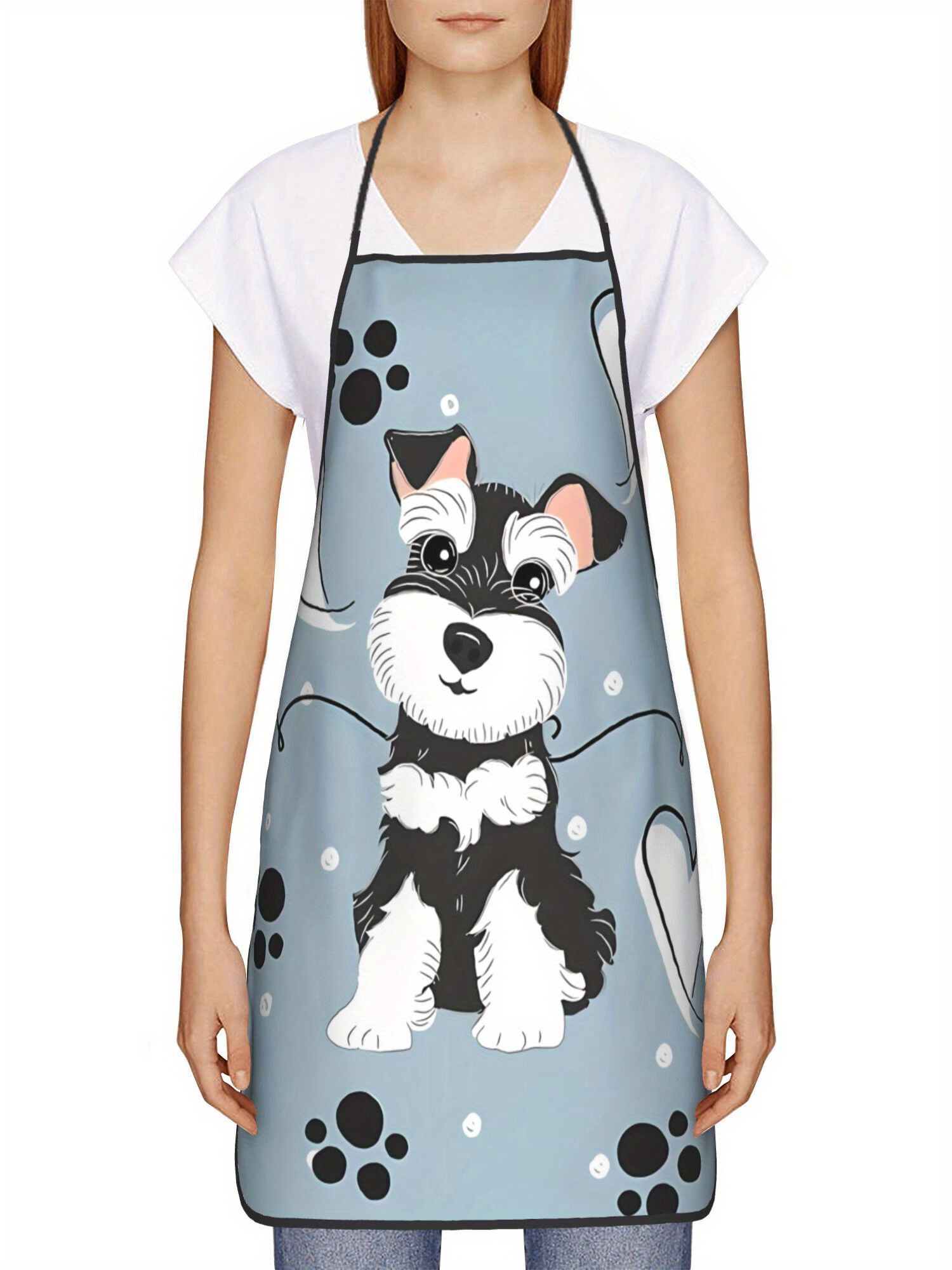 Aşk Siyah Beyaz Minyatür Schna - Camping Cooking Apron incelemesi ve fiyatı