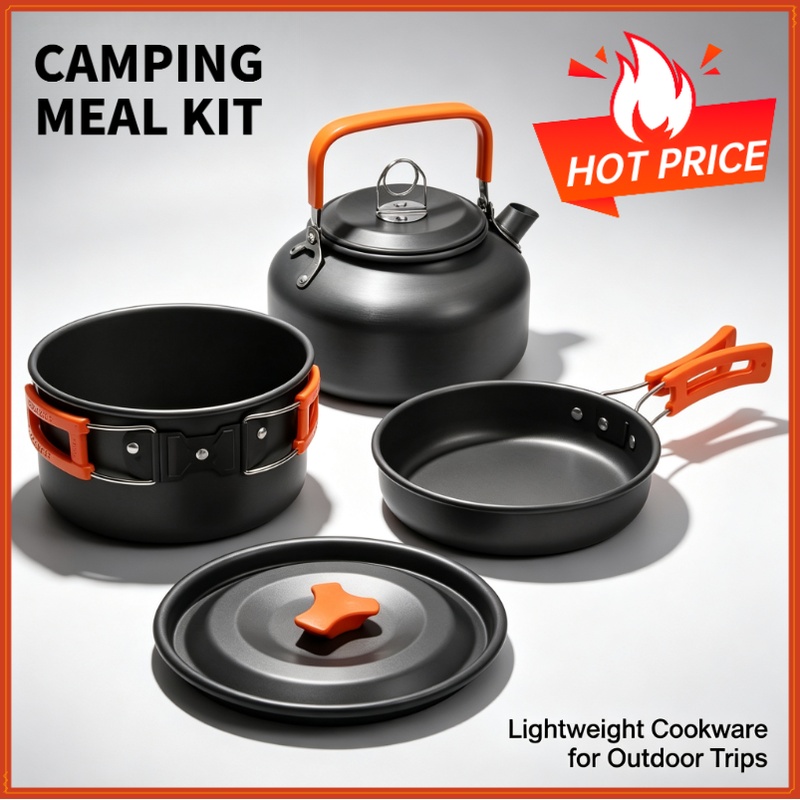 Kamp Yemek Pişirme Seti Kamp M - Camping Cooking Pan Set incelemesi ve fiyatı