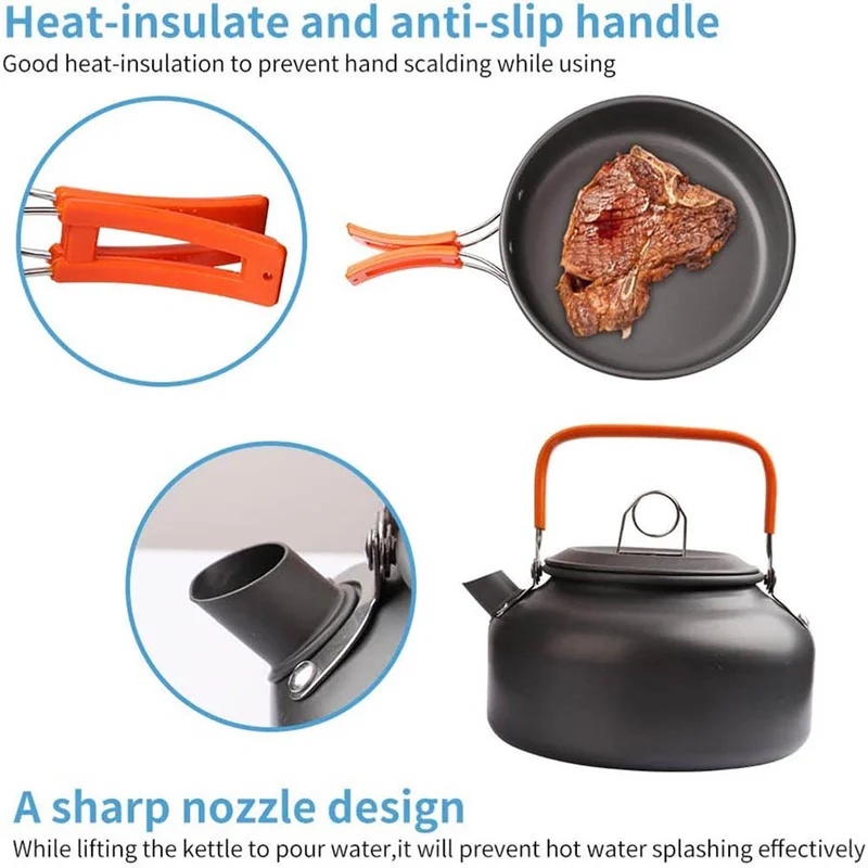 Kamp Yemek Pişirme Seti Kamp M - Camping Cooking Pan Set incelemesi ve fiyatı