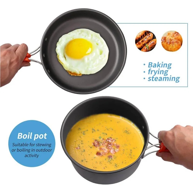 Kamp Yemek Pişirme Seti Kamp M - Camping Cooking Pan Set incelemesi ve fiyatı