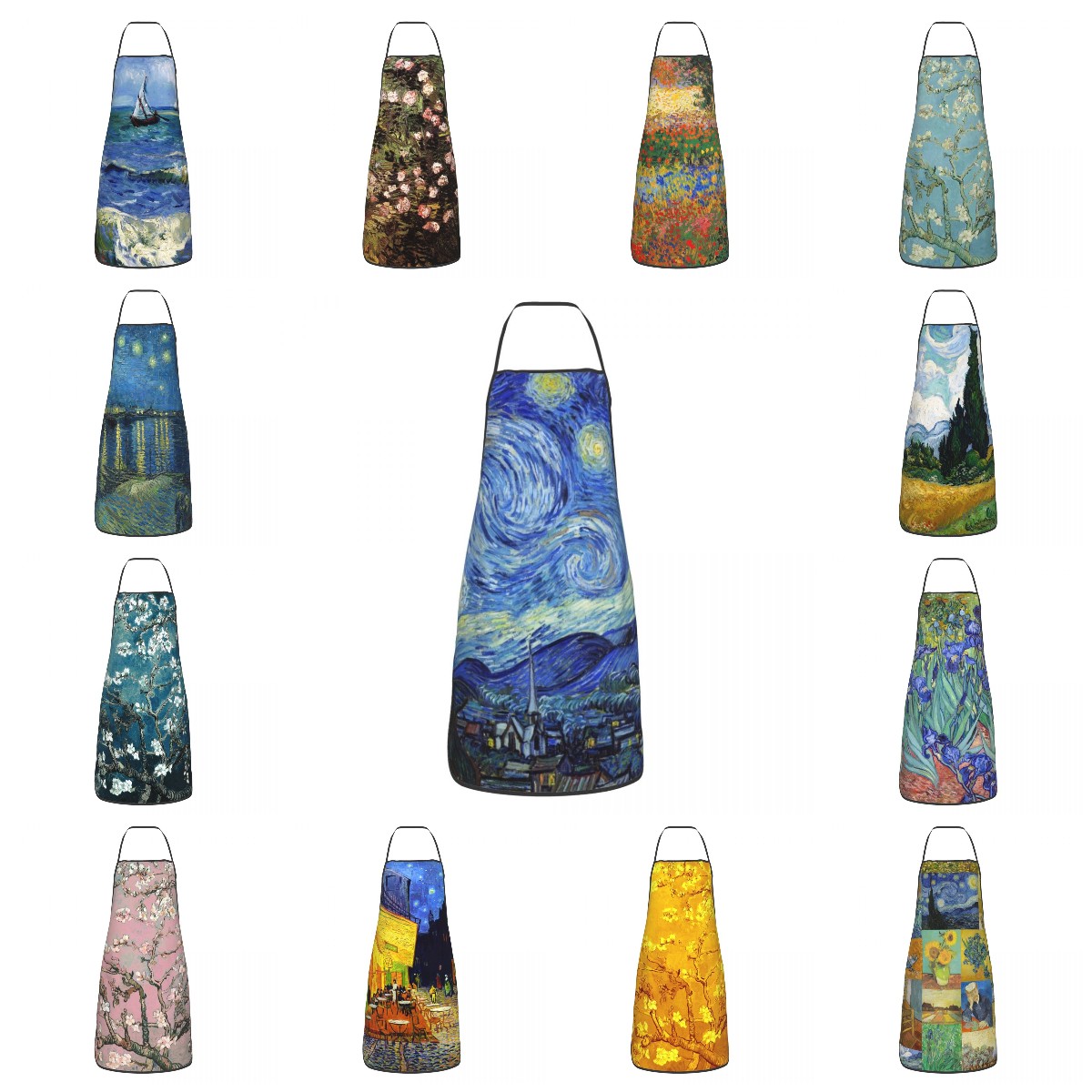 Önlük Vincent Van Gogh Yıldızl - Camping Cooking Apron incelemesi ve fiyatı